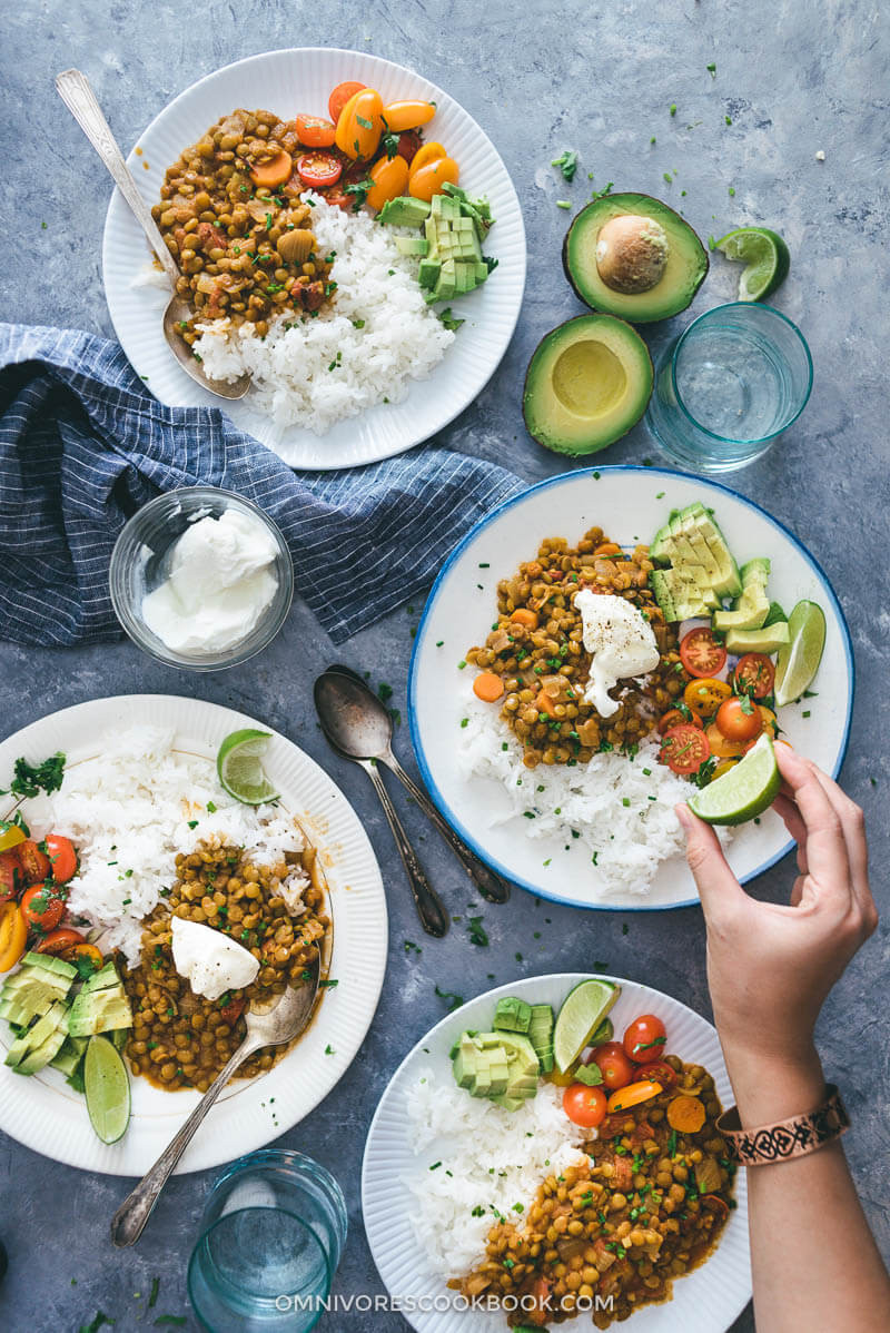 Easy Vegan Recipes
 Easy Ve arian Lentil Stew