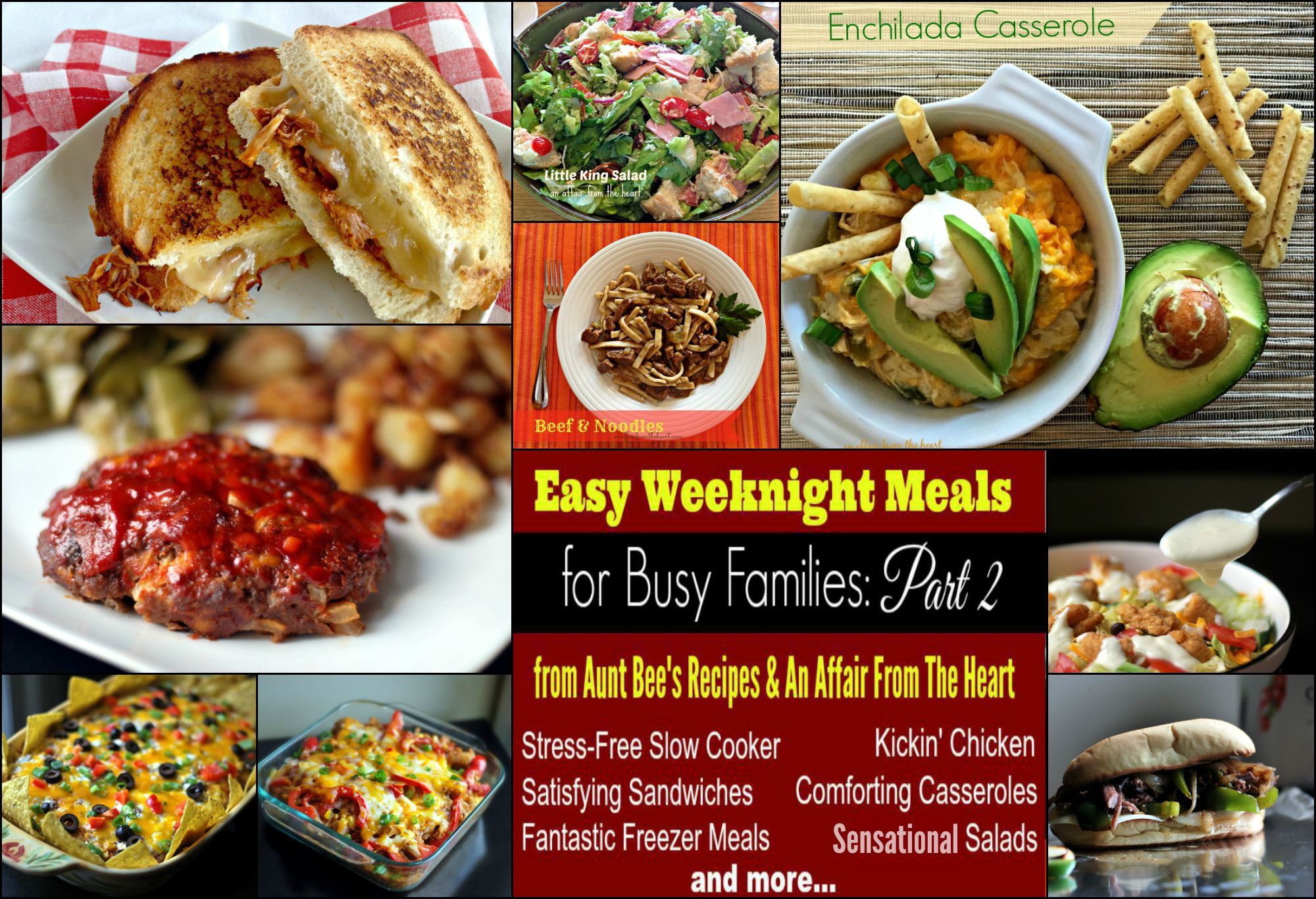 Easy Weeknight Dinners For Two
 Easy Weeknight Meals For Busy Families Part 2 Aunt Bee