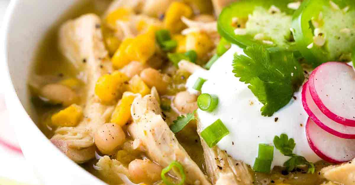 Easy White Bean Chicken Chili
 White Bean Chicken Chili Crockpot Recipe