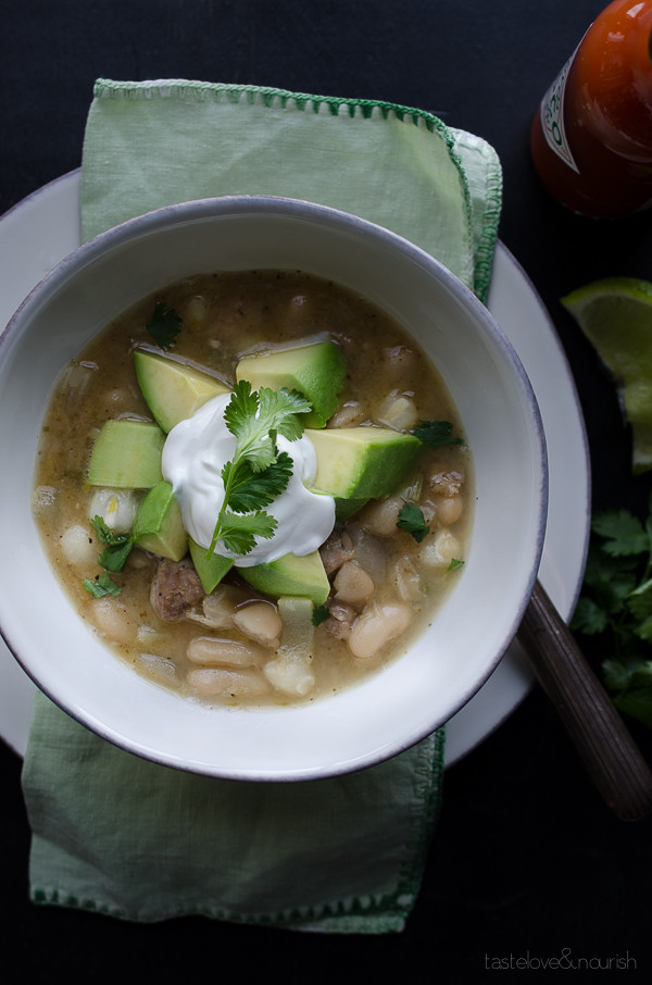 Easy White Bean Chicken Chili
 White Bean and Chicken Chili Taste Love and Nourish