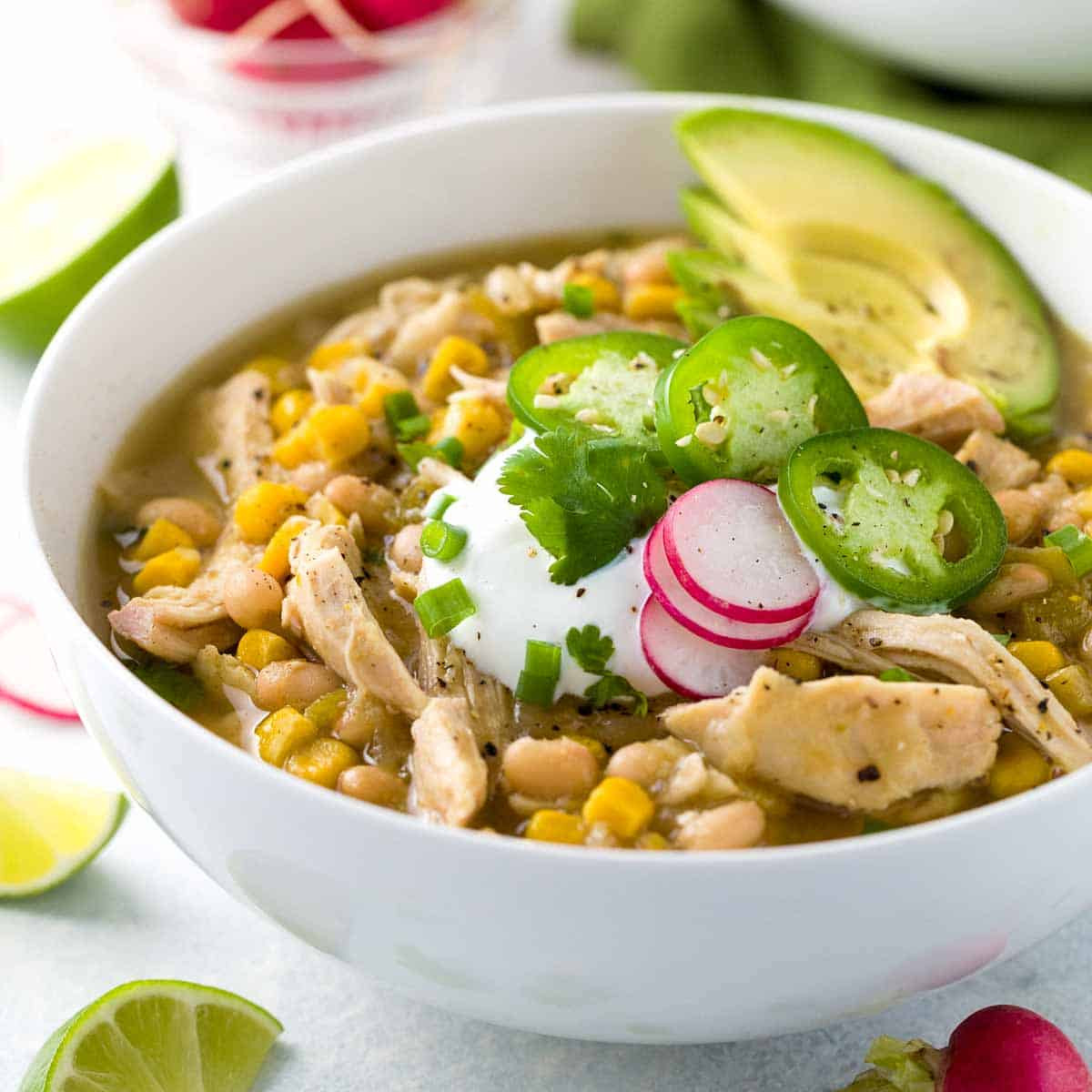 Easy White Bean Chicken Chili
 White Bean Chicken Chili Crockpot Recipe