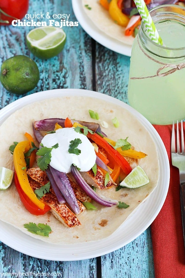 Easy Yummy Dinners
 Quick & Easy Chicken Fajitas Recipe Yummy Healthy Easy