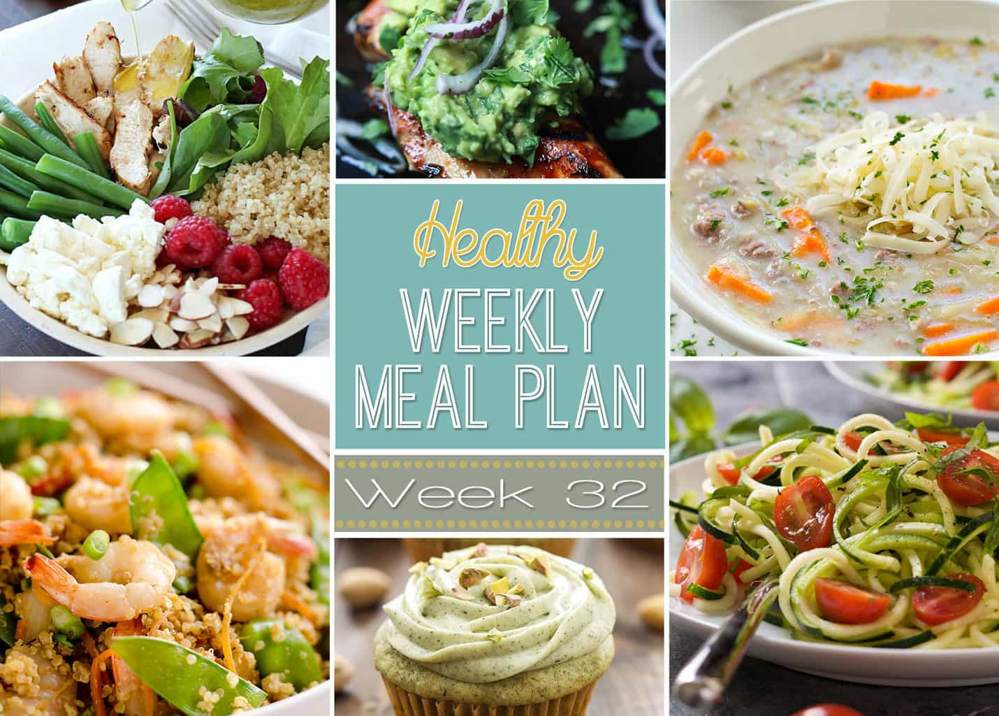 Easy Yummy Dinners
 Healthy Weekly Meal Plan 32 Yummy Healthy Easy