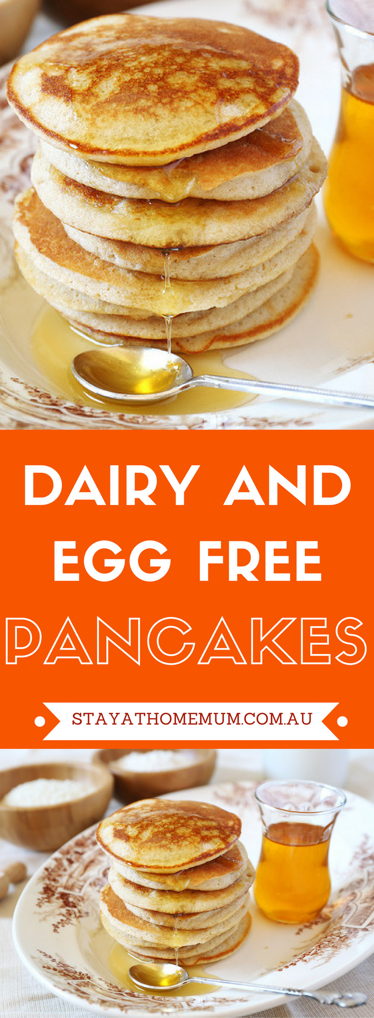 Egg Free Pancakes
 Dairy and Egg Free Pancakes