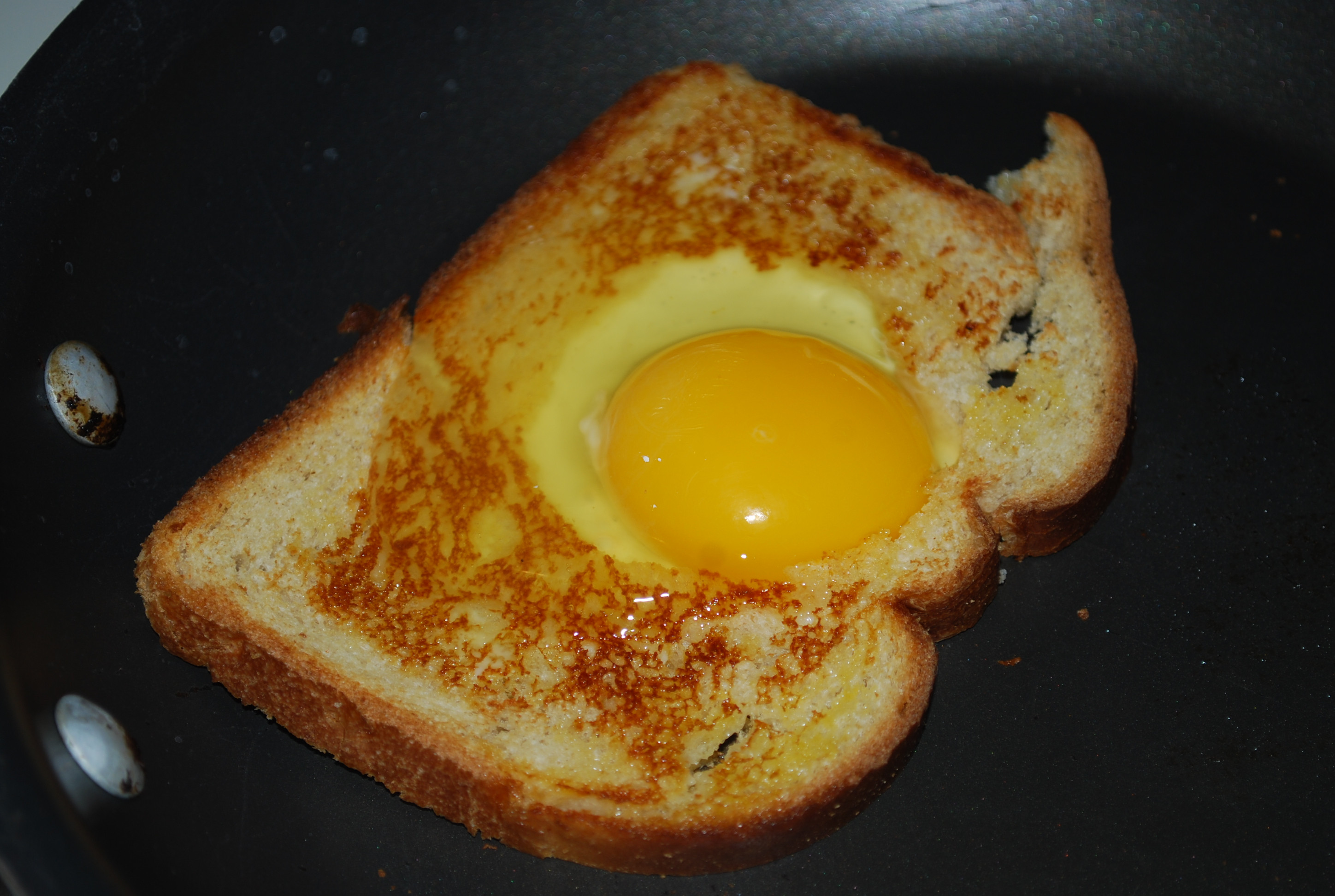 Egg In Bread
 Egg in Basket