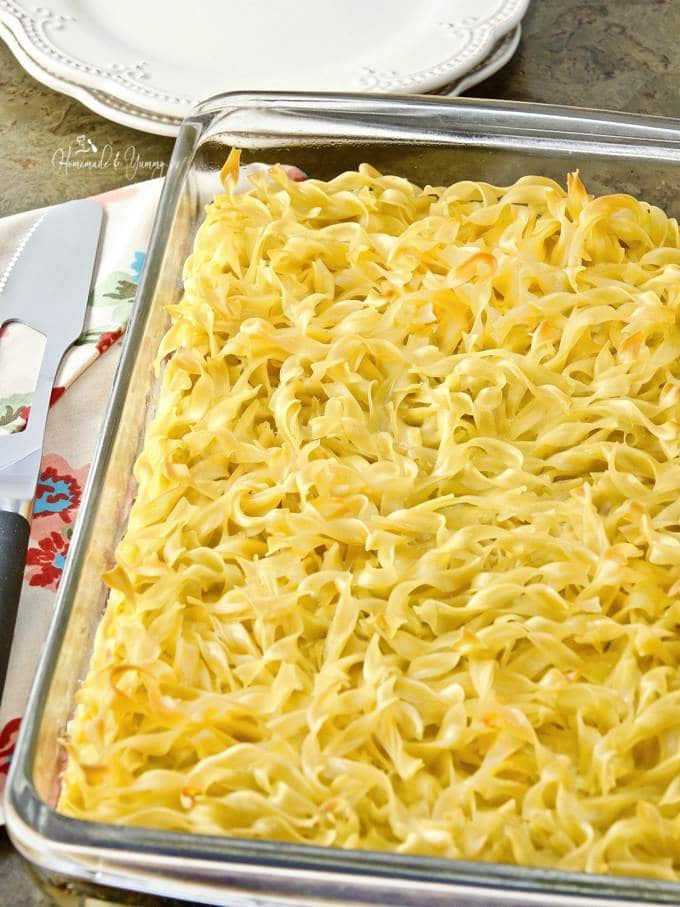 Egg Noodle Casserole
 Egg Noodle Casserole Traditional Ukrainian Style