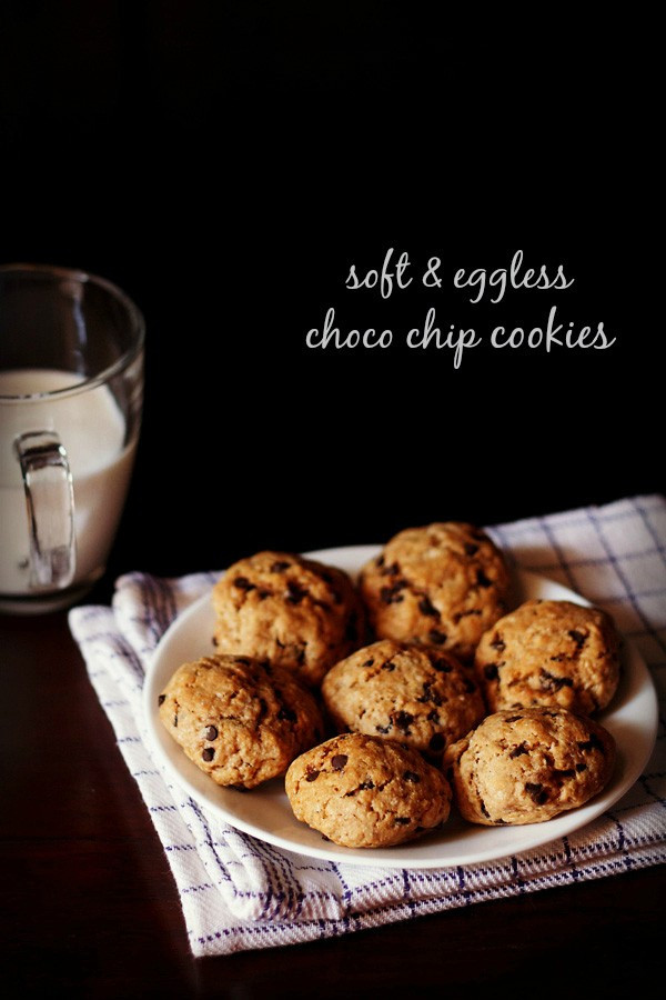 Eggless Chocolate Chip Cookies
 eggless chocolate chip cookies recipe