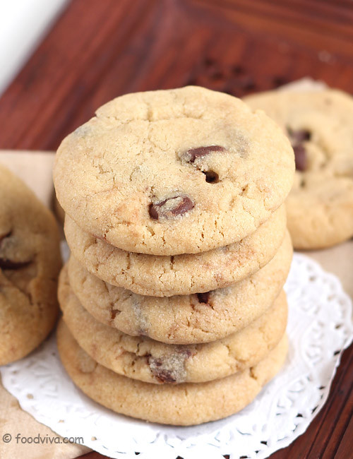 Eggless Chocolate Chip Cookies
 eggless chocolate chip cookie recipe