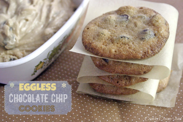 Eggless Chocolate Chip Cookies
 eggless chocolate chip cookies