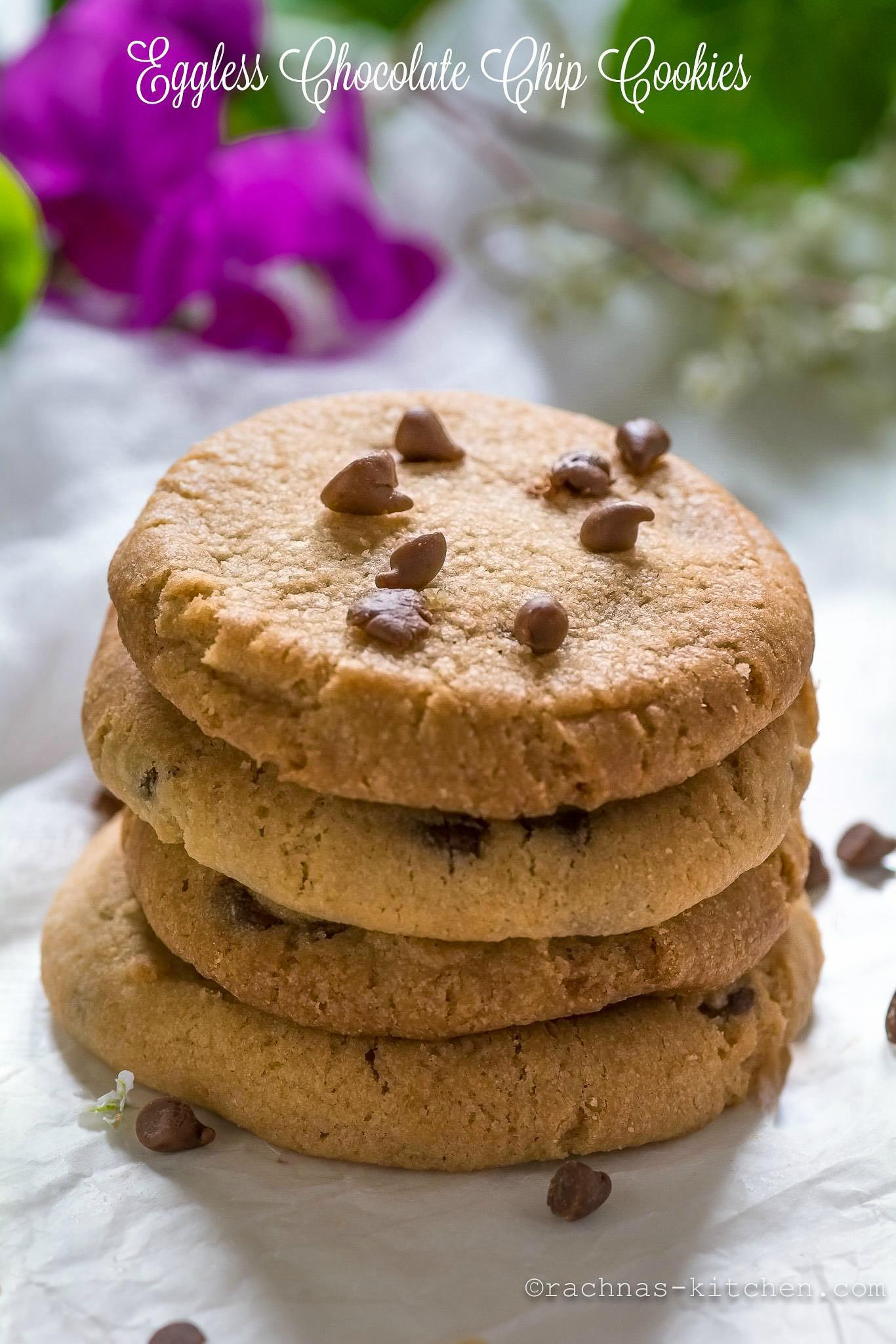Eggless Chocolate Chip Cookies
 Almond meal cookies with coconut
