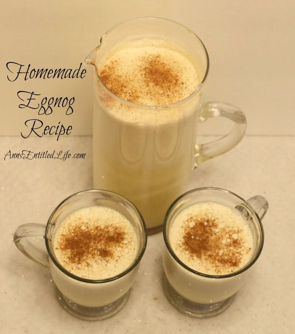 Eggnog Drinks Alcohol Recipes
 Homemade Eggnog Recipe Eggnog is a delicious traditional