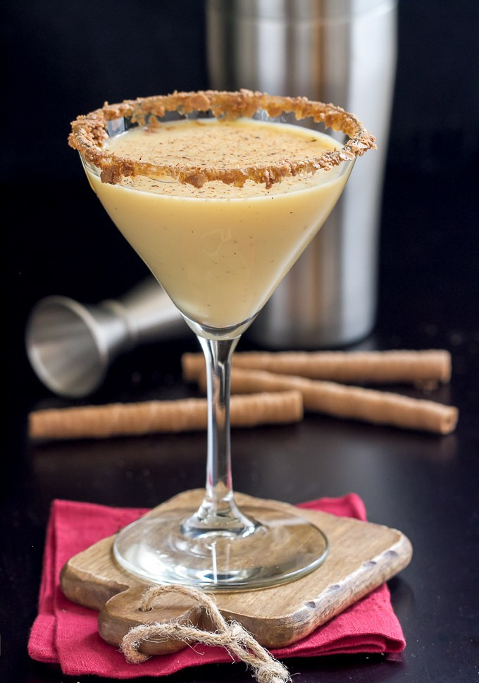 Eggnog Mixed Drink
 Egg Nog Martini