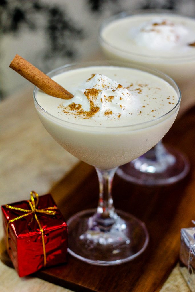 Eggnog Mixed Drink
 Non Alcoholic Eggnog Maya Kitchenette