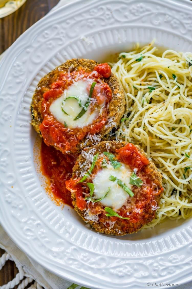 Eggplant Parmesan Healthy
 Healthy Baked Eggplant Parmesan Recipe