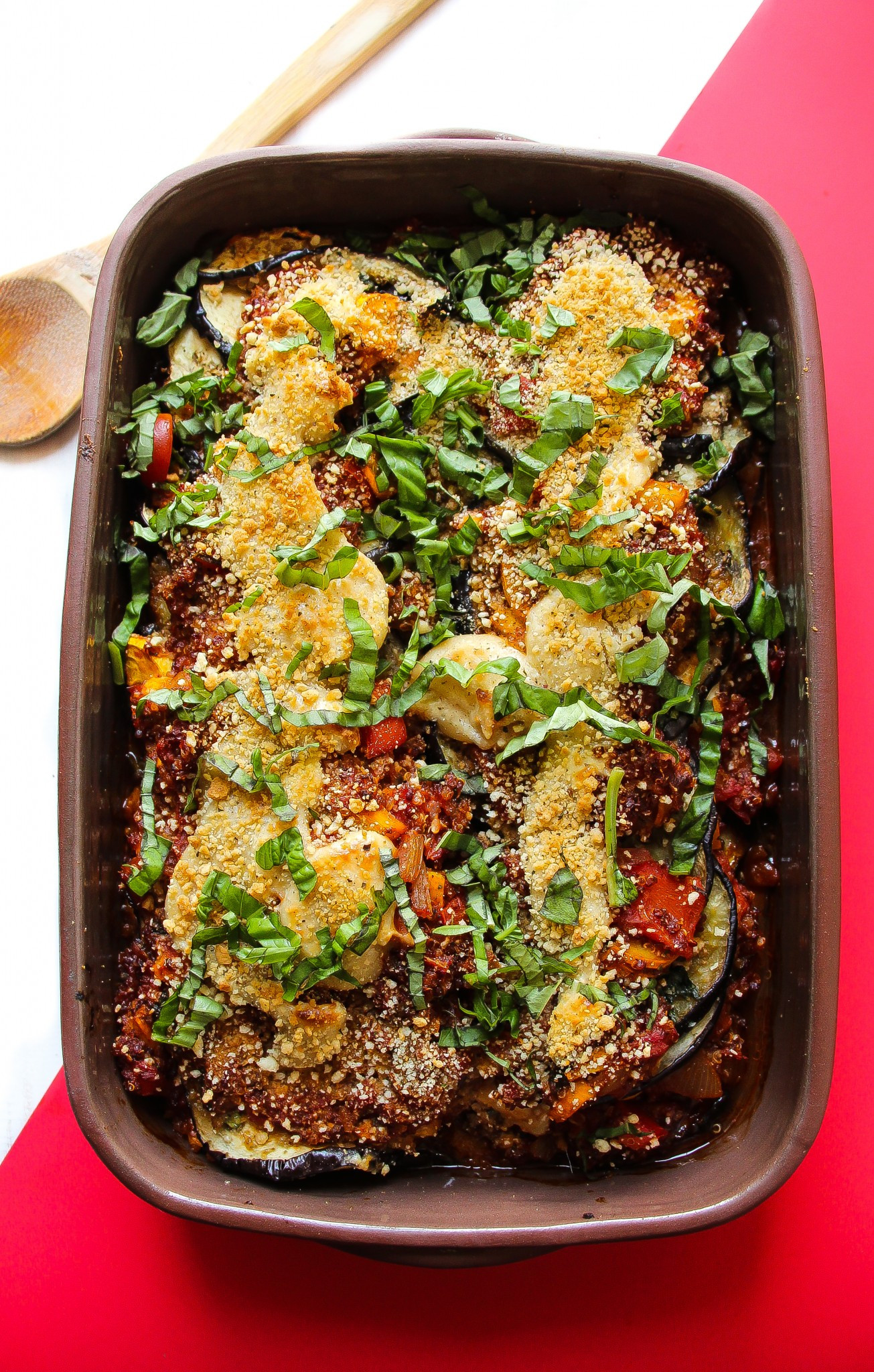 Eggplant Recipes Vegan
 Vegan Eggplant Parmesan Bake Layers of Happiness