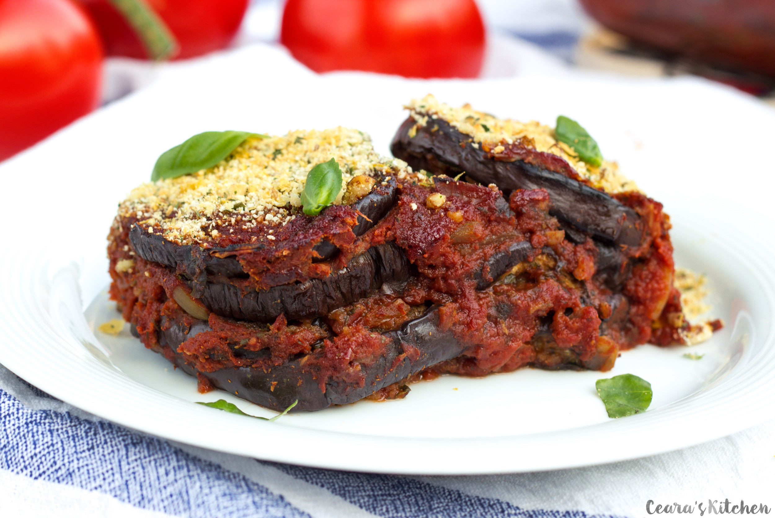 Eggplant Recipes Vegan
 Vegan Eggplant Parmesan Ceara s Kitchen