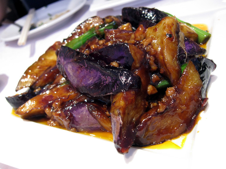 Eggplant With Garlic Sauce
 eggplant with garlic sauce calories
