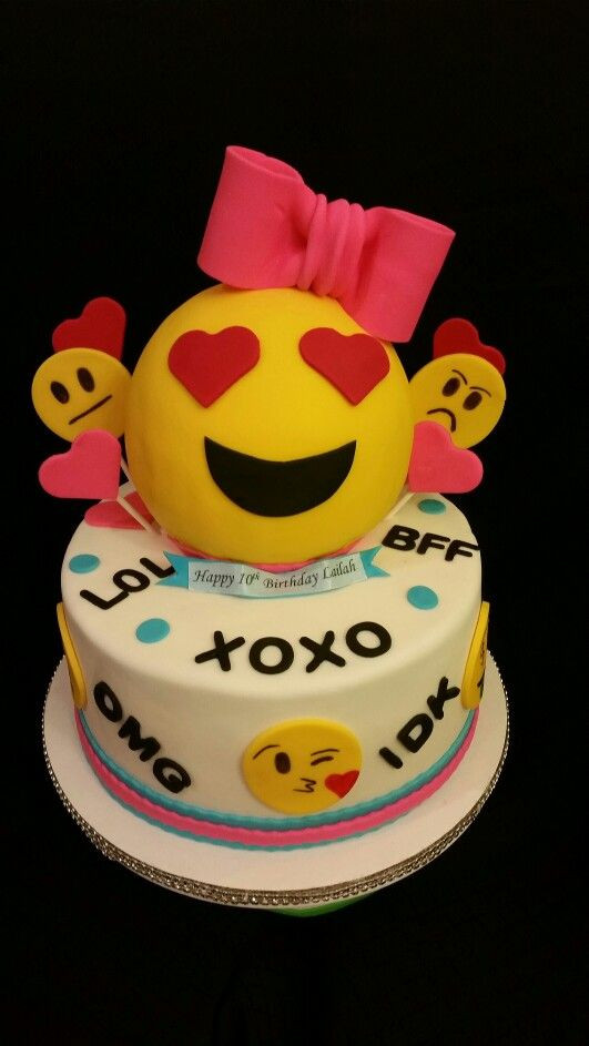 Emoji Birthday Cake
 Emoji Cake Delicate Creations Custom Cakes