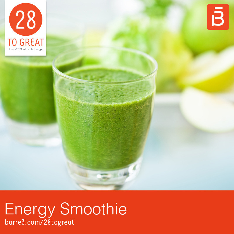 Energy Smoothie Recipes
 Energy Smoothie barre3 blog