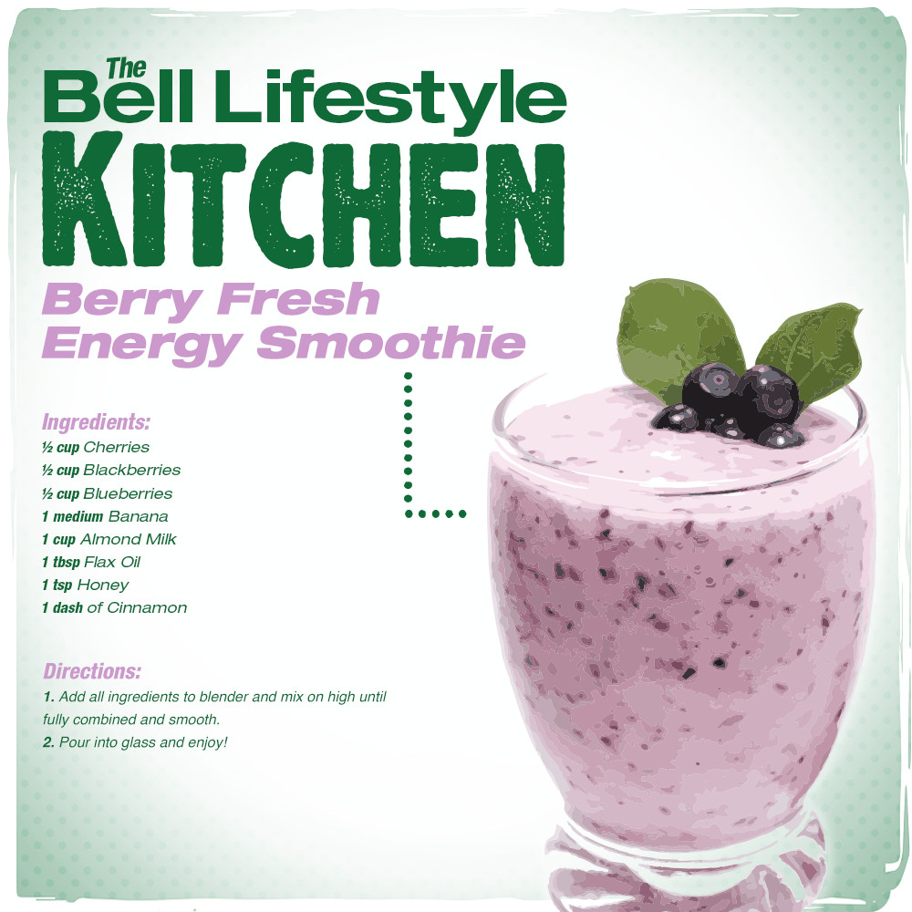 Energy Smoothie Recipes
 Berry Fresh Energy Smoothie Recipe