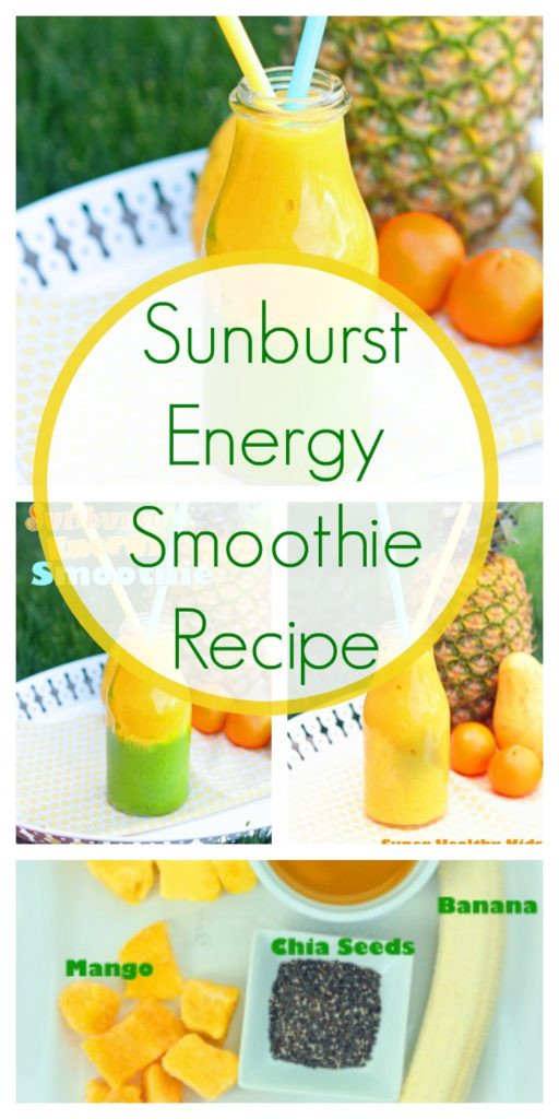 Energy Smoothie Recipes
 Sunburst Energy Smoothie Recipe