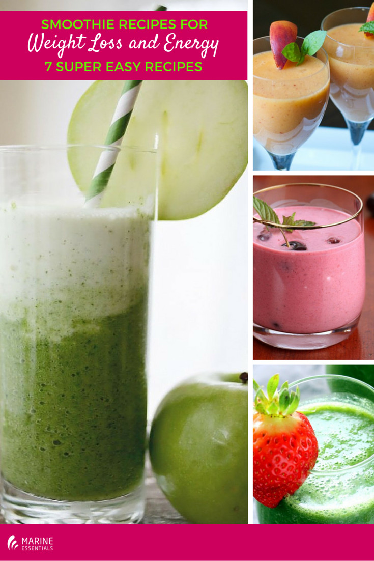 Energy Smoothie Recipes
 Smoothie Recipes for Weight Loss and Energy