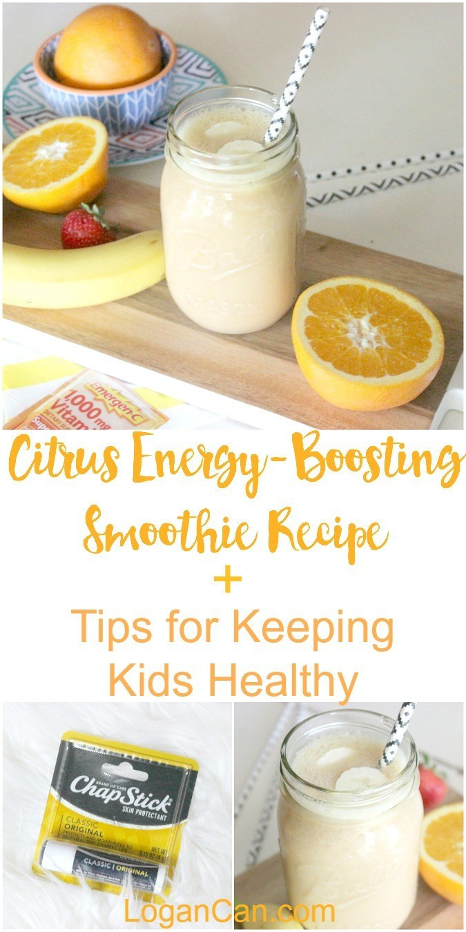 Energy Smoothie Recipes
 Keep Kids Healthy During School Citrus Energy Smoothie