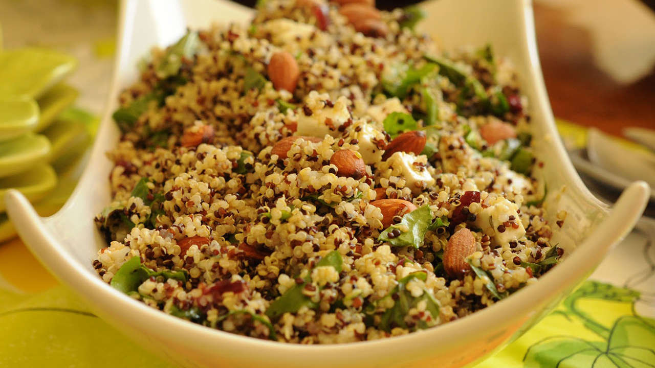 Ensalada De Quinoa
 Receta de Ensalada de quinoa tomate y cebolla roja