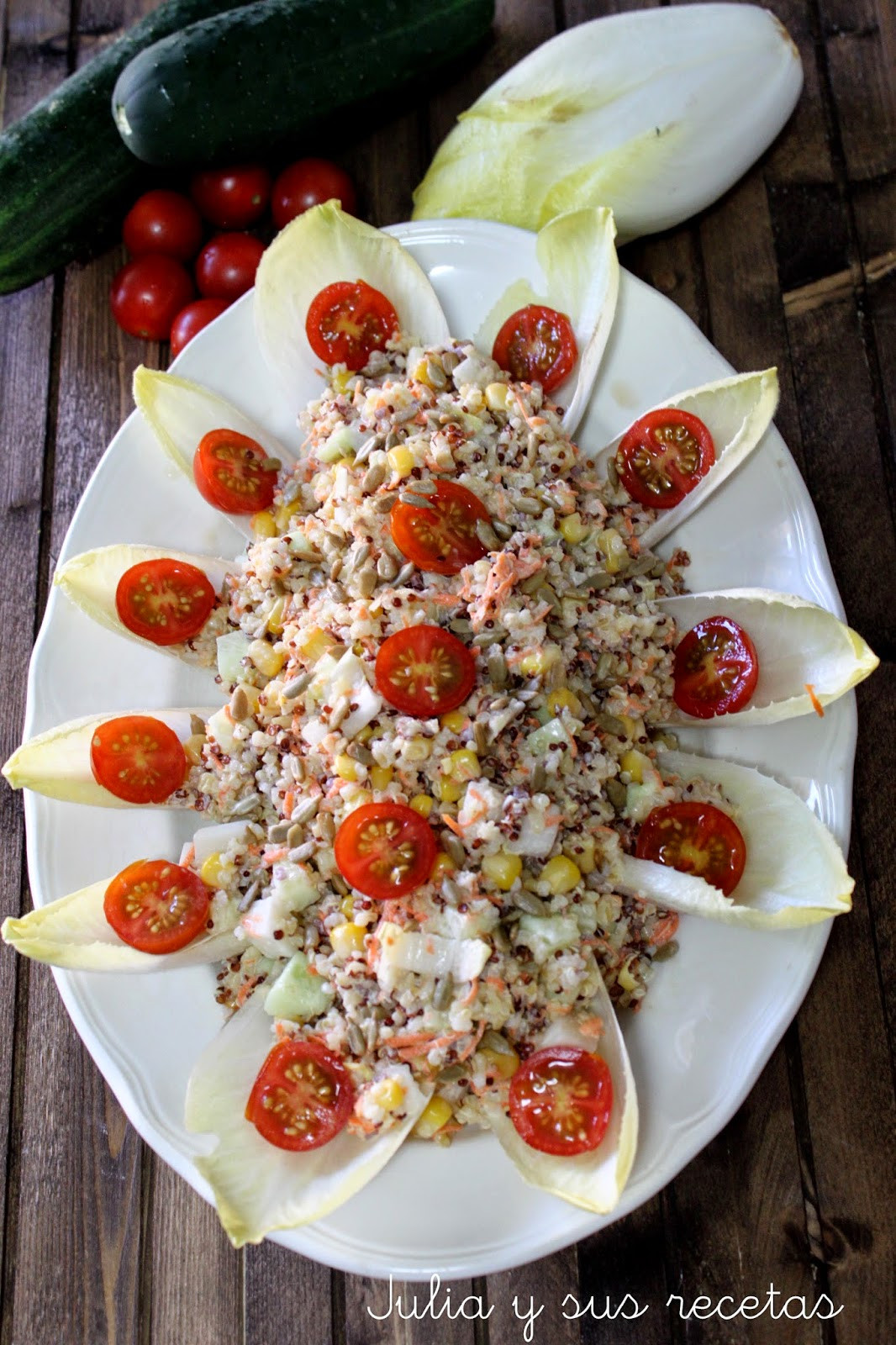 Ensalada De Quinoa
 JULIA Y SUS RECETAS Ensalada de quinoa