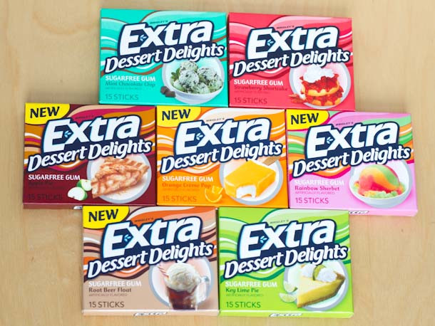 Extra Dessert Delights
 We Try All The Flavors Extra Dessert Delights Gum