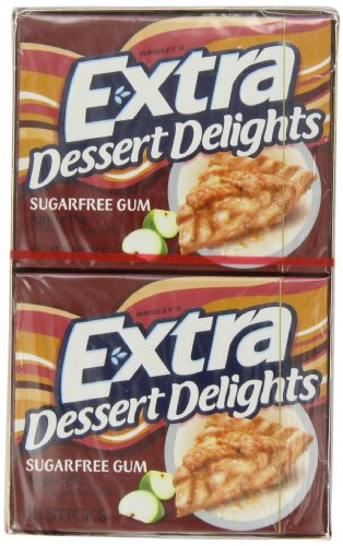 Extra Dessert Delights
 Extra Dessert Delights Sugarfree Gum Apple Pie Flavored