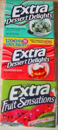 Extra Dessert Delights
 A Simple Geeky Life Wrigley s Extra Dessert Delights and