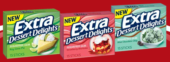 Extra Dessert Delights
 $ 50 2 Extra Dessert Delights Gum