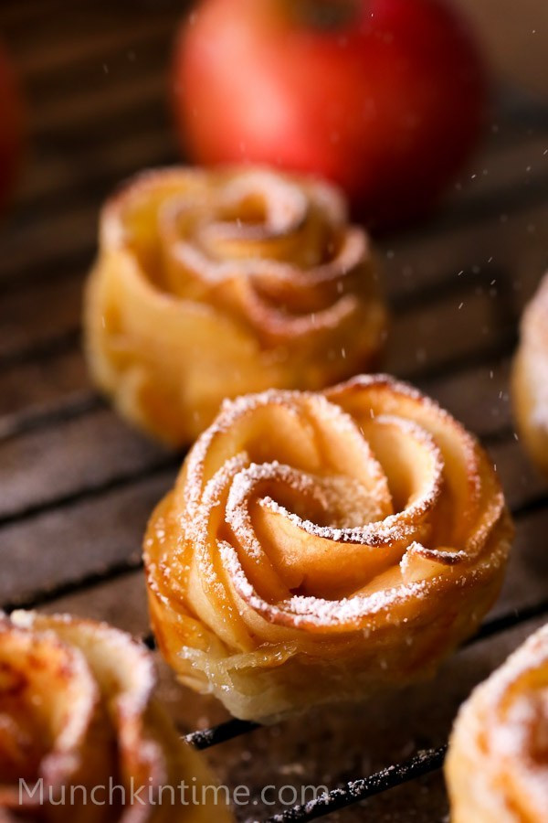 Fall Apple Desserts
 Super Easy Apple Roses Dessert Recipe Munchkin Time