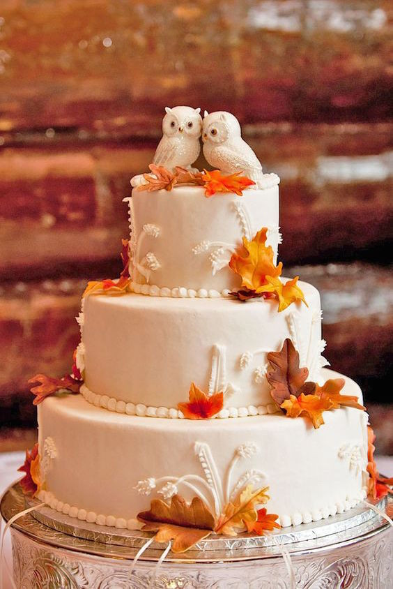 Fall Wedding Cakes
 45 Classy And Elegant Wedding Cakes Graceful Inspiration