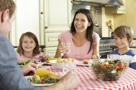 Family Dinner Table
 Conversing with Your Kids at the Family Dinner Table OMG