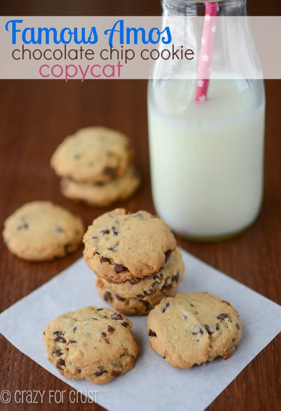 Famous Amos Chocolate Chip Cookies
 Famous Amos Copycat Chocolate Chip Cookie Crazy for Crust