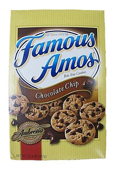 Famous Amos Chocolate Chip Cookies
 Famous Amos Chocolate Chip Bite Size Cookies 351g – Martkplace