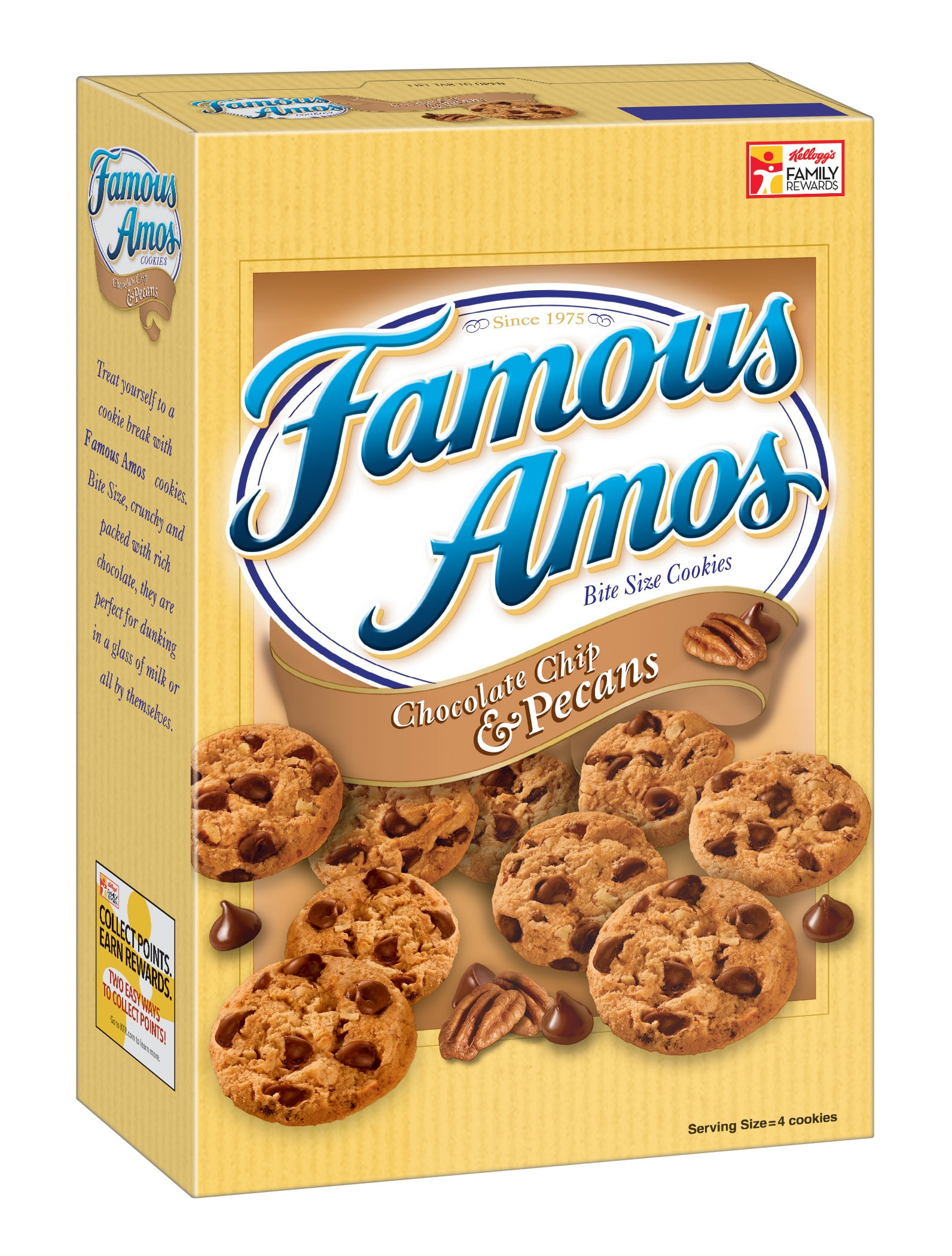 Famous Amos Chocolate Chip Cookies
 Famous Amos Chocolate Chip & Pecans cookies