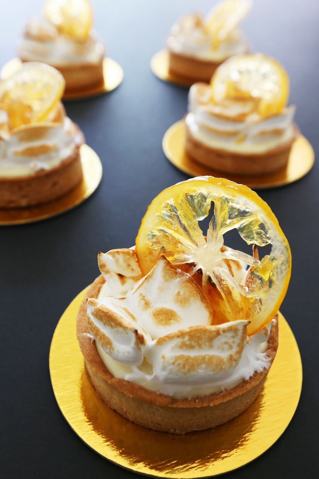 Fancy Dessert Recipes
 Gourmet Baking Meyer Lemon Tart with Can d Lemon and Peel