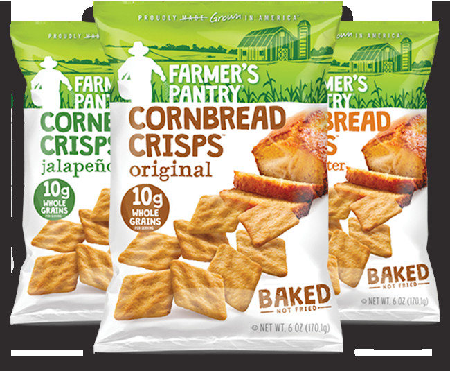 Farmer'S Pantry Cornbread Crisps
 1 Best Snack Introducing Farmer s Pantry Cornbread Crisps