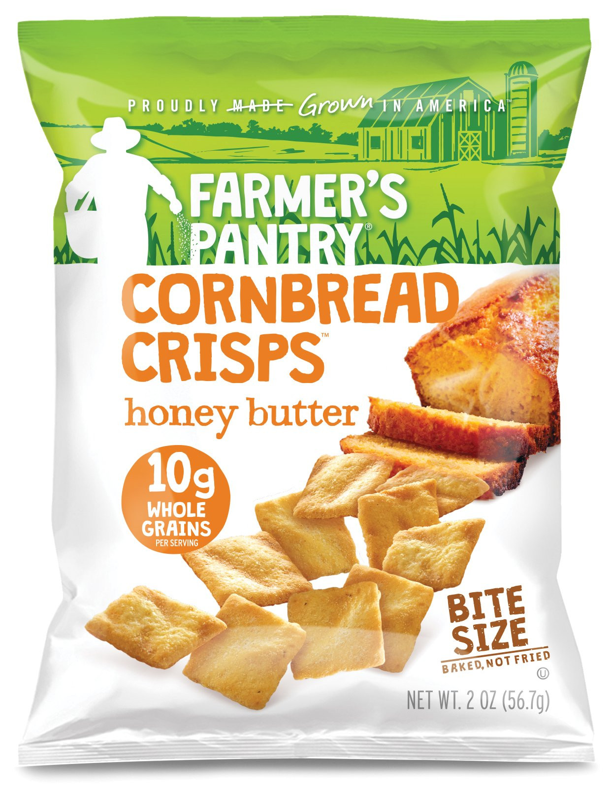 Farmer'S Pantry Cornbread Crisps
 Amazon Farmer s Pantry Honey Butter Cornbread Crisps