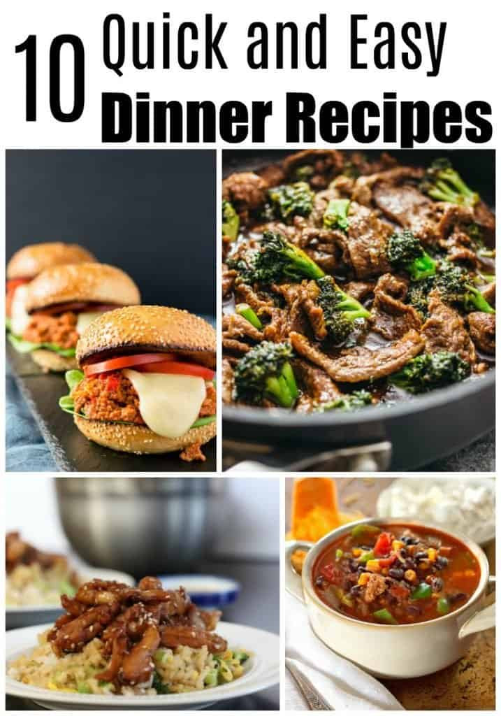 Fast And Easy Dinner Recipes
 Too Tired to Cook Try These 10 Quick Dinner Recipes lw