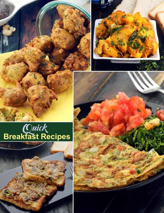 Fast Breakfast Recipes
 150 Quick Breakfast Recipes Indian Veg Quick Breakfast