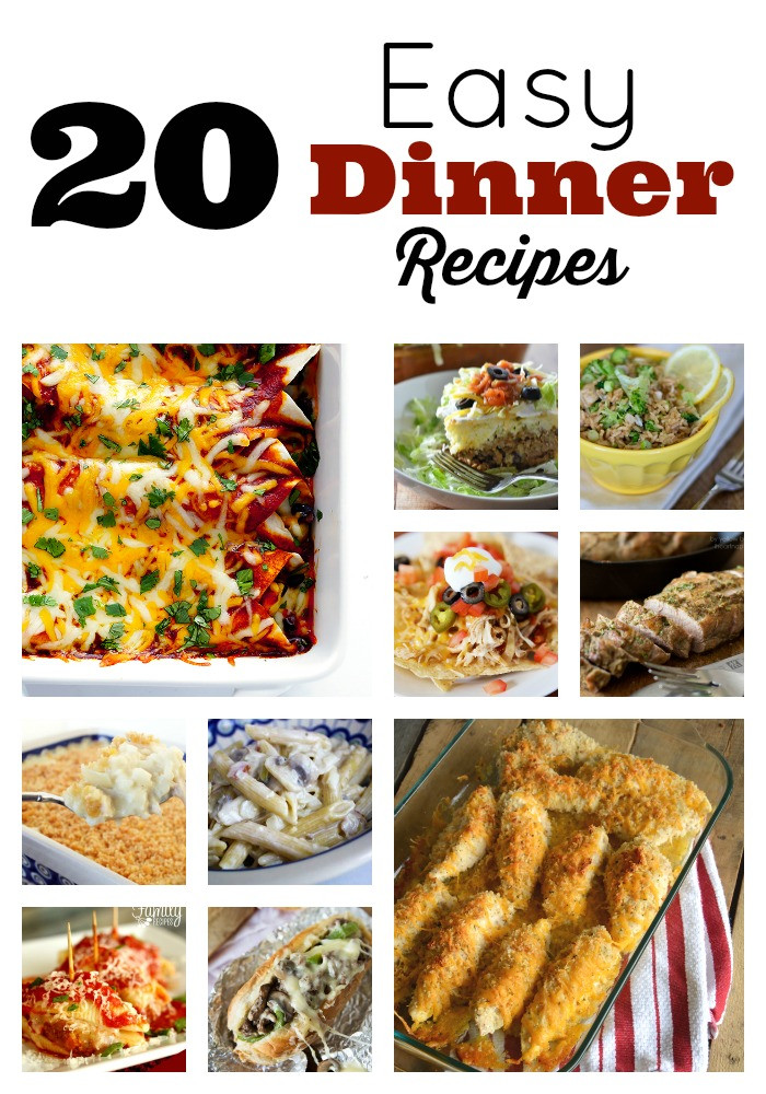 Fast Easy Dinner Recipies Meals in Minutes Easy Dinner Recipes