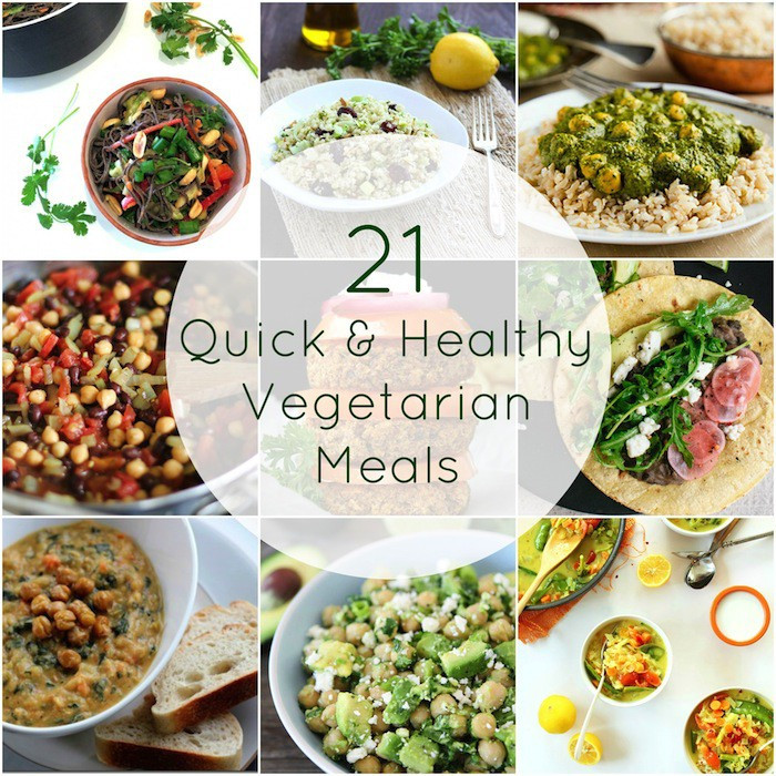 Fast Vegetarian Recipes
 21 Quick & Healthy Ve arian Meals Hummusapien
