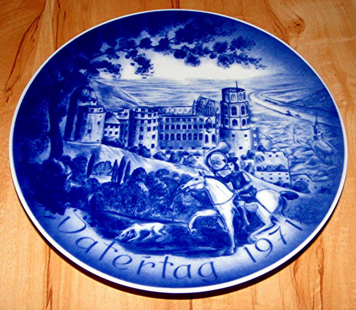 Father'S Day Dinner
 1971 Father s Day DATERTAG Castle Heidelberg Plate