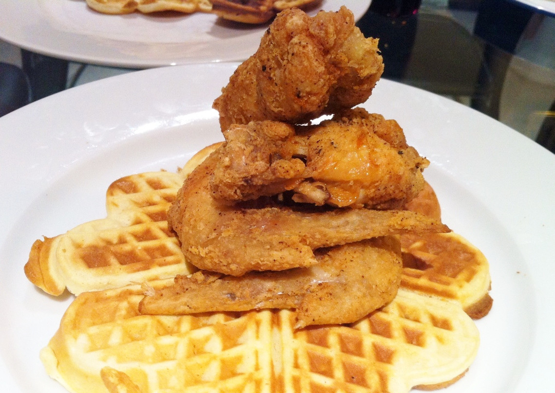 Fats Chicken And Waffles
 Fat Pom Pom Fried Chicken and Waffles
