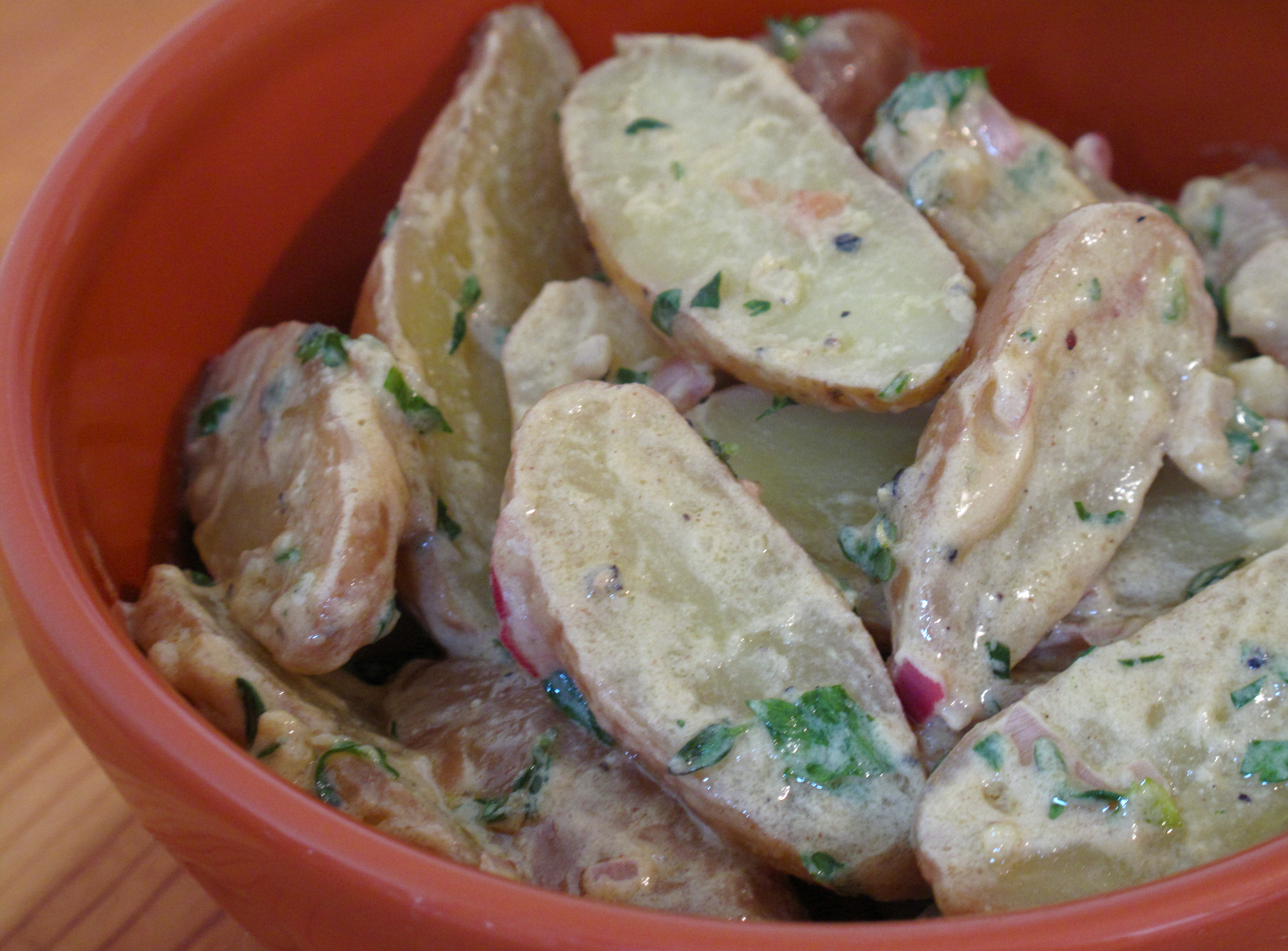 Fingerling Potato Salad
 Fast and Easy Recipe For French Fingerling Potato Salad