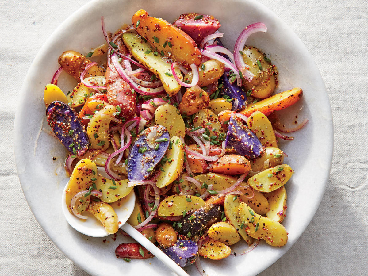 Fingerling Potato Salad
 Fingerling Potato Salad with Mustard Vinaigrette Recipe